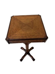Art Deco Amsterdamse School Petite Pedestal Table, 1920s